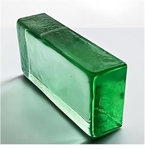 Blocs de verre colorés – Briques de cristal rectangulaires pour la maison, le bureau, le bar et la décoration d'hôtel