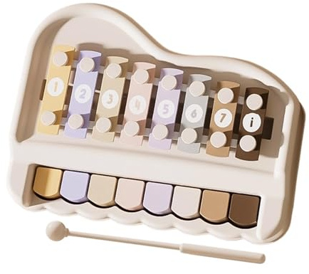 Giocattolo Pianoforte e per Bambini 8 tasti colorati musicale interattivo