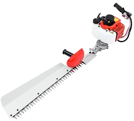Cortasetos de gasolina de 70 cm, espada para jardín, 650 W, 2 tiempos, monocilina