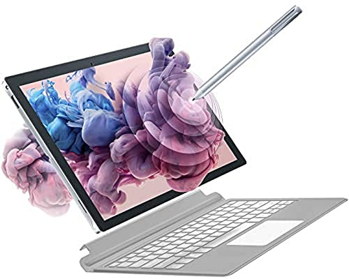 Jumper EZpad GO 2 in 1 Laptop with Stylus Pen, 11.6 Inch IPS Touchscreen Tablet Lightweight, Intel 4GB RAM 128GB eMMC Windows 10 Supports up to 128GB TF Card Extension JP-EBK-119 silver-4gb