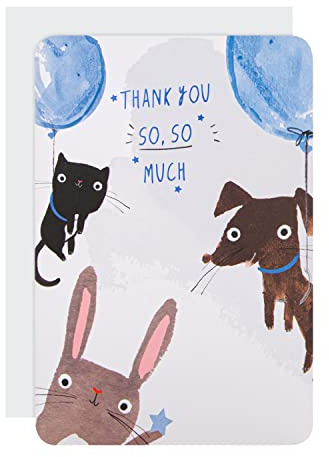 Hallmark Dankeskarte – niedliches Haustier-Design