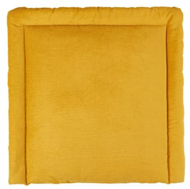 KraftKids Cambiador en pana ancha, color amarillo, 75 x 70 cm