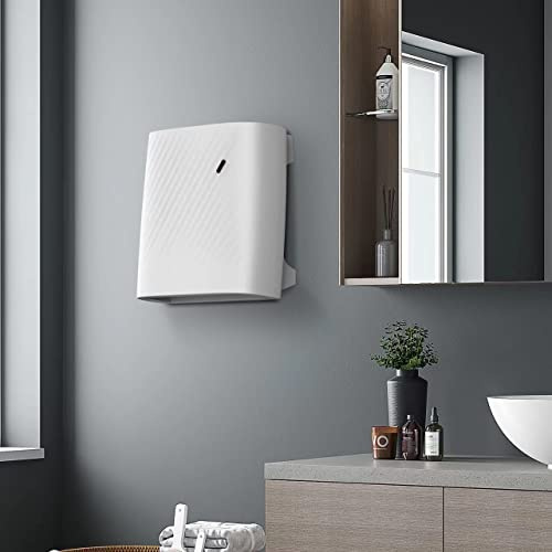 FAN Heater Wall Mounted IP22 Downflow 2kw Water Splash Proof suitable Wall Mounted home bathroom Garage Workshop Laundry area, 2 settings comes with 3pin UK BS plug, A++