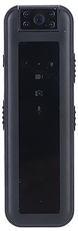 Mini Videoregistratore HD, Videocamera Portatile 1920x1080 con Obiettivo Ruotabile di 180 Gradi, Antiurto, Supporta Fino a 256 GB, 5 Ore di Registrazione