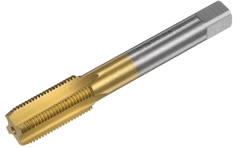 QUARKZMAN Metrisch Gewinde Gewindebohrer M14 x 1.25 H2 Titan Beschichtet HSS-CO (M35 Schnellarbeitsstahl) Gerade Flöten Maschine Schraube Gewindebohrer Einfädeln Abhören Reparatur Werkzeug