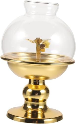 Lámpara de queroseno retro, 1 juego de pantallas de lámpara Lámparas de aceite de queroseno for sala de estar Lámpara de luz de aceite decorativa for mesa Lámpara de aceite de parafina Lámparas de ace