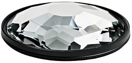 ZZQ&CCF 72 mm Kaleidoskop-Filtereffektfilter, Prisma, Kristallglas, SLR-Filter mit Multibrechung und variabler Anzahl von fotografischen Motiven