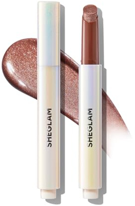 SHEGLAM PoutPerfect feuchtigkeitsspendender fester Lipgloss nicht klebriger Lippenstift mit Kokosnussöl-Gold Rush