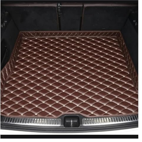 TAOMYDS Kofferraummatten Für Für Q7 7 Sitz 2006 2007-2015 Für Q7 2016 2017-2022 Autozubehör Innenraum Kofferraum Antifouling-Pads Auto Kofferraumwanne(Coffee)