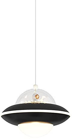 PCLXQ Lustre, Nouveau Lustre créatif Compatible with d'enfant, Soucoupe Volante ovni, Petite Lampe Suspendue en Aluminium doré Compatible with d'enfant, décoration de Plafond Compatible with d'enfant