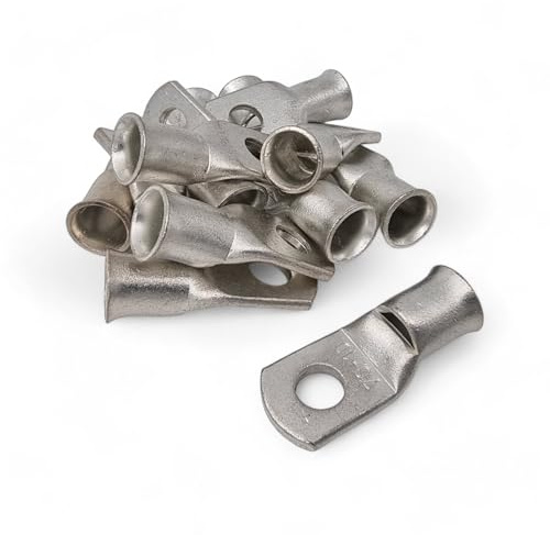 10 Pack of Copper Tube Cable Lugs Welding Crimp Battery Starter Terminals 6mm to 240mm (70mm² x 12mm)