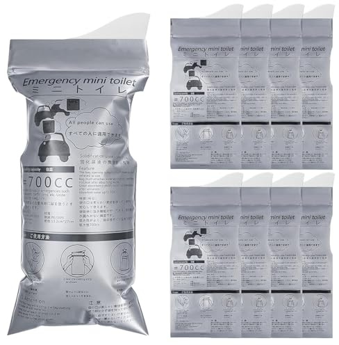 flintronic Disposable Urine Bags, 700ML Emergency Toilet Pee Bags, Portable Urine Bags for Men Women Kids Patient and Pregnant, Vomit Bags Travel Urinals for Camping Travel and Traffic Jam
