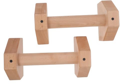 TOYANDONA Liegestützgriffe Holz 25cm Liegestützständer Mit Rutschfester Unterseite Krafttrainingsgerät Für Training Zuhause Und Fitness