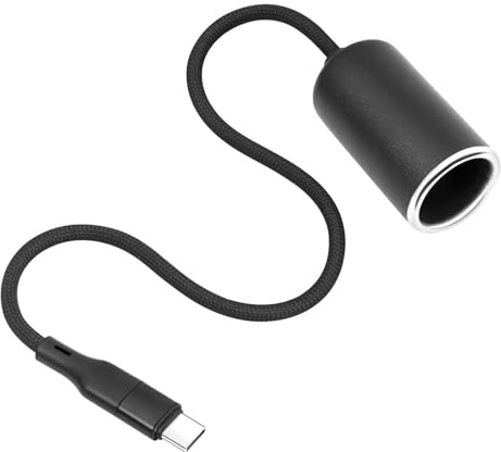 Adattatore USB C maschio a sigaretta per convertitore di corrente per presa di tipo C da 5 V a 12 V