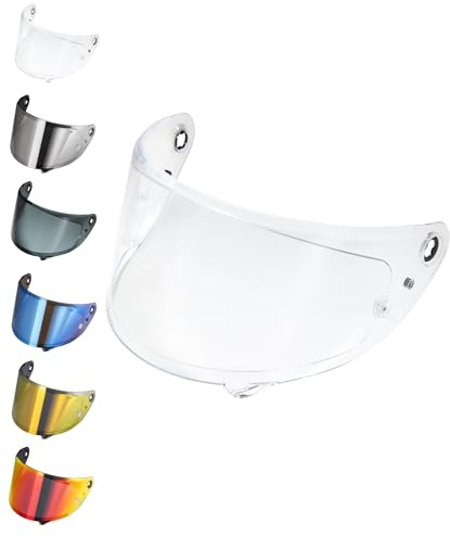 EvoParts Visière compatible Hjc RPHA 1 (sans rpha 10-11-12) HJ-35 Pinlock Ready (Transparent)