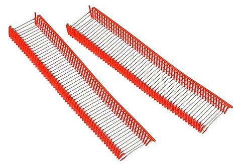 Soulnioi 1000PCS Plastic Tagging Barbs 1.5cm (0.59), Red Fasteners, Standard Tag Pins for Clothes Labels, Price Tags, Compatible with Tagging Guns for Shop or Warehouse