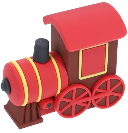 CIYODO Adorable Cartoon Train Cake Topper Unique PVC Decoration for Birthday and Wedding Cakes for Themed Parties Easy to Use and Stable Design