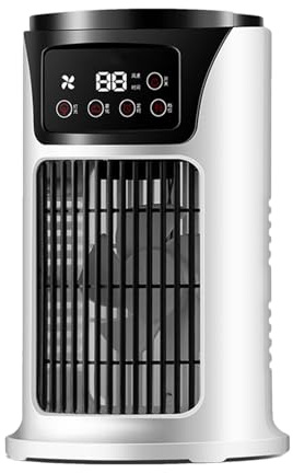 Tragbarer Klimaanlage, Mobiles Klimagerät Mit Kühlen Nebel, Klimaanlage Mobil Ohne Abluftschlauch Verdunstungskühler Luftkühler Air Conditioner Luftkühlventilator Für Zuhause/Büro