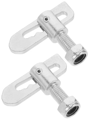 CATIEBYE Pestillo de Perno y Logística Adecuado para Vehículos Pesados de 12 Mm X 25 Mm de Hierro Galvanizado, Construcción Resistente y Estabiliza Carga Pack de 2 Piezas para Camión