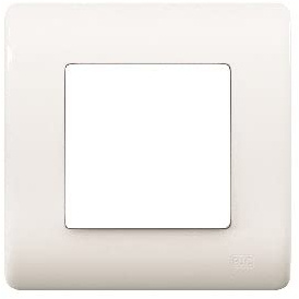 Bjc sol - Placa 2 elementos con bastidor sol-teide blanco