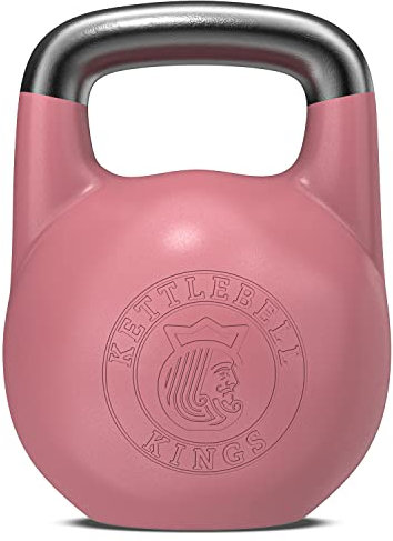 Kettlebell Kings | Competition Kettlebell Weights For Women & Men | Designed For Comfort in High Repetition Workouts | Superior Balance For Better Workouts (8 KG)
