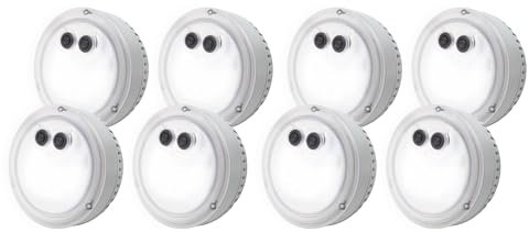 Intex PureSpa - Luz LED multicolor para bañera de hidromasaje de burbujas (paquete de 8)