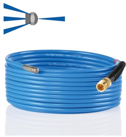 Kränzle Tuyau de nettoyage de canalisations de 10 m avec alésage avant (M22)