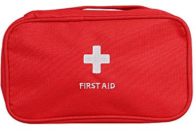 Erste Hilfe Tasche Klein Medikamententasche Outdoor Notfalltasche Damen Schminktasche Herren Kulturtasche Tragbar Reisetasche mit Griff Handtasche Duschbeutel Reise Aufbewahrungstasche Zuhause