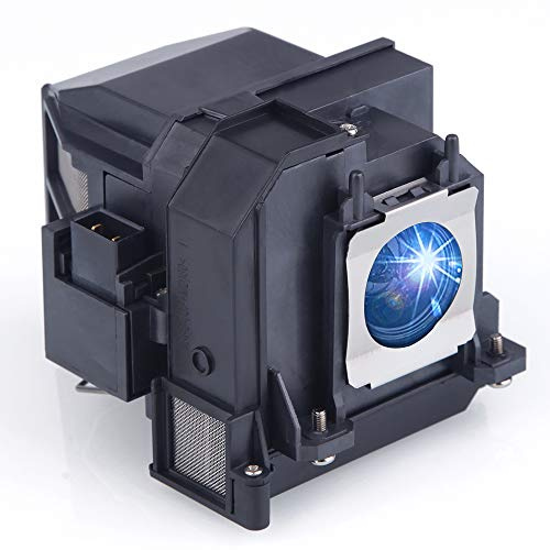 Huaute V13H010L71 / ELPLP71 Lampada di ricambio per proiettore con custodia per Epson BrightLink 475Wi 480i 485Wi PowerLite 470 475W 480 485W eb-475wi eb-485wi Proiettori BrightLink 1410Wi