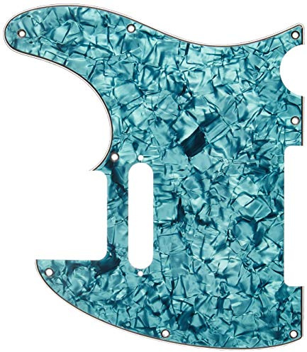 Fender© Tele© Pickguard, turquoise moto 4ply