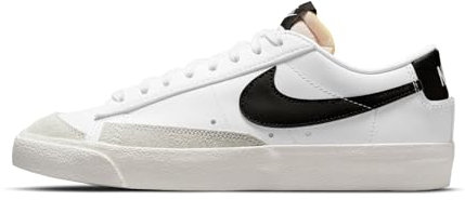 Nike Blazer Low '77, Sneaker Donna, White/Black-Sail-White, 36 EU