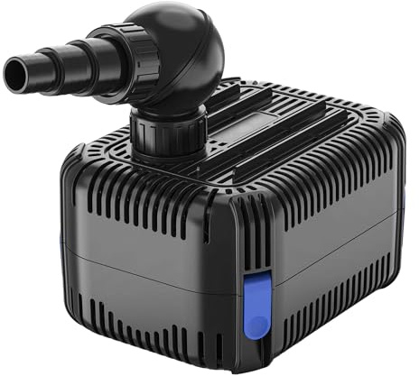 SunSun CDF-8000 Teichpumpe 24V DC / 8000 l/h / 65 W, mit integriertem Blockier- und Trockenlaufschutz