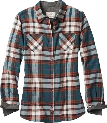 Legendary Whitetails Womens Flannel Long Sleeve 100% Cotton Button Up Shirt
