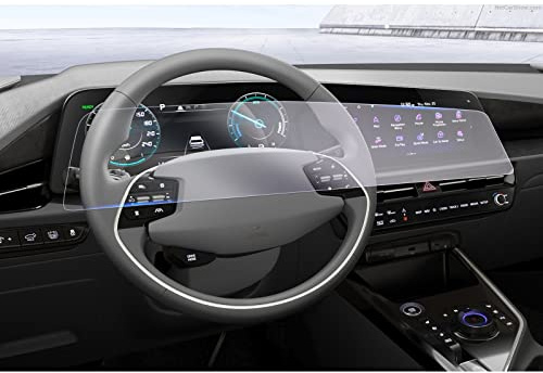 GAFAT [Lot de 2] Film de Protection d'Écran pour Kia Niro EV Hybrid 2022-2025 - Navigation + Virtuel Cockpit, Compatible PHEV e-Niro, Anti-chocs, 6H Anti-rayure