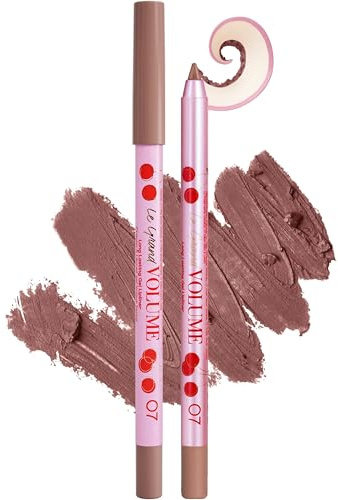 VIVIENNE SABO Le Grand Volume Crayon Lèvres Gel 07 Brown Pink – Contour Longue Tenue Imperméable Anti-Bavure Texture Crémeuse Maquillage Haute Pigmentation Top Cosmétique Cruelty Free
