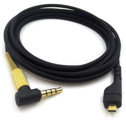 Kopfhörer Mikrofon Kabel 3 5-mm Schnittstelle Klarer 78 Zoll 2 M Lang Geräuschunterdrückung Für Arctis 3 5 7