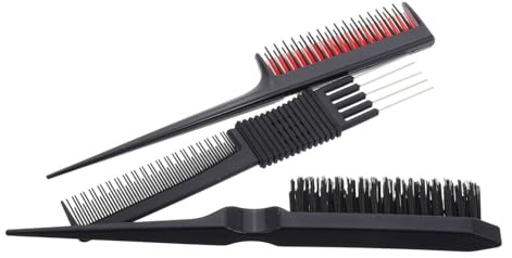 SOIMISS Set di Pettini per Chioma in Plastica Abs Coda di Topo per Styling Versatile e Delicato, per Donne e Uomini in Eventi Speciali e Matrimoni