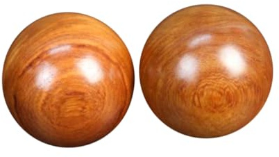 ibasenice 2 Stück Runde Massagebälle für Handmassage und Entspannung Verbessertes Geschicklichkeitstraining und Unterstützung bei Verletzungsrehabilitation zu Hause