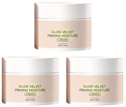 Glow Velvet Priming Moisture Cream, Moisturizing & Nourishing Skincare For Soft Radiant Skin, Pore Blurring and Makeup Gripping Primer, Korean Skin Care for All Skin (3)