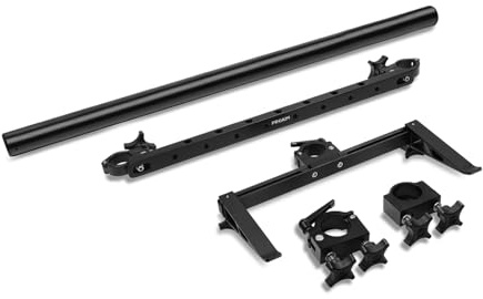 Proaim Dubbel stativhållare för Victor & Atlas kamera produktionsvagnar. Passar 1,5 tum/38 mm Mast. Rymmer 2 fullstora stativ. Passar populära stativmärken. Justerbar höjd: nyttolast 50 kg/110 lb