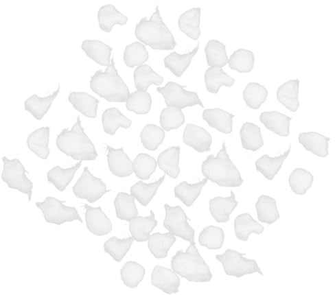 MOBUTOFU Baumwoll Wattebällchen 3 Stück für Nagelpflege und Nagellackentferner Praktische Kleiner Wattebäusche für UV Nagellack und Gelnägel Reinigung