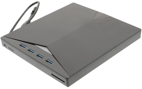PERSELOSO Portable External Dvd Writer for Laptop with Silent Specifications and Mobile Phone Charging, Plastic USB CD Burner Drive Suitable for Notebooks and All-in-ones