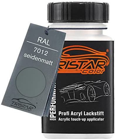 TRISTARcolor RAL 7012 Basaltgrau seidenmatt Lackstift 50 ml schnelltrocknend