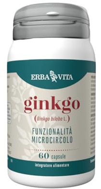 Erba Vita Integratore Alimentare di Ginkgo - 60 Capsule