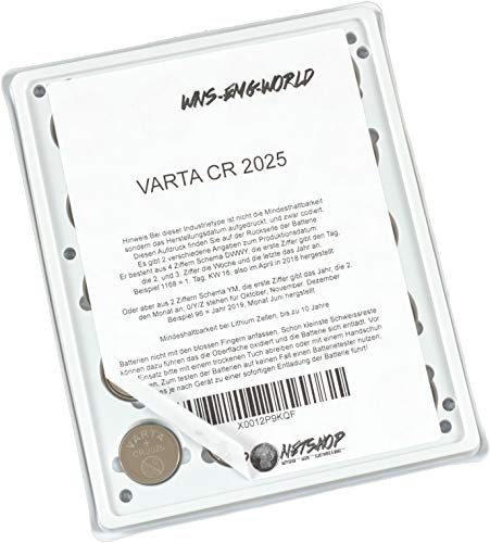 Big Box Pack VARTA CR2025 kompatibel, 20er Lithium Knopfzellen Batterien 3V - langlebige Energiespeicherung, kompatibel mit gängigen elektronischen Geräten