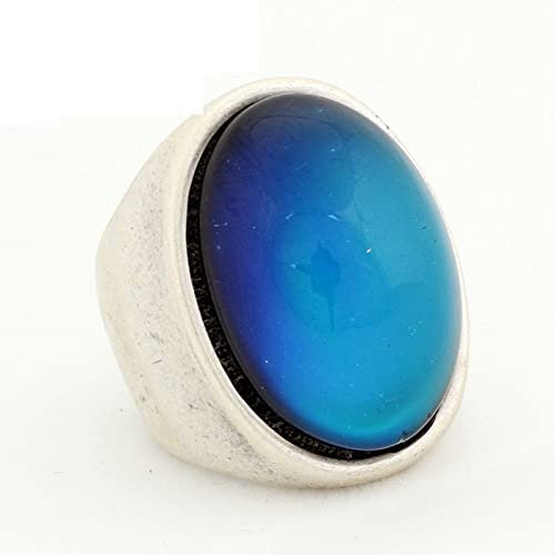 SALAN Vintage Bohemia Retro Farbwechsel Stimmungsring Emotion Gefühl Veränderbaren Ring Temperaturregelring Für Frauen