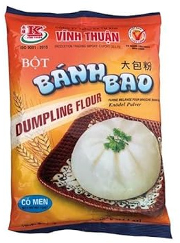 Harina especial para dumplings esponjosos 400 g Masa para bao al vapor blanca y suave Ideal para dumplings rellenos caseros
