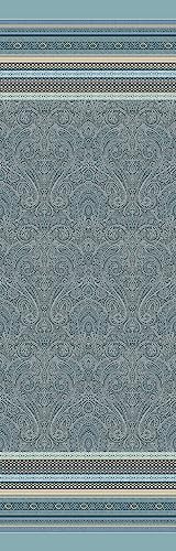 Bassetti Maser Foulard aus 100% Baumwolle in der Farbe Azurblau B1, Maße: 350x270 cm - 9325955