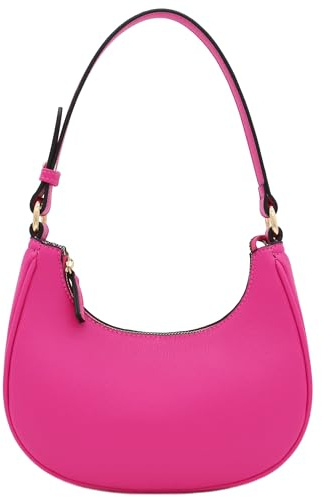 FashionPuzzle - Crescent Shoulder Bag, Borsa a tracolla Donna