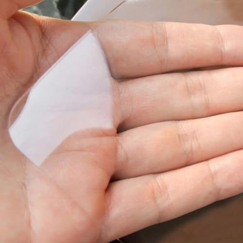 JIAJUTUI001 Tovaglia in PVC Trasparente Morbido Tappetino per Mobile TV Pellicola Protettiva per Tavolo Lavabile Pellicola Tavolo Trasparente per Soggiorno e Giardino (Transparent,1.5mm,40x65cm)